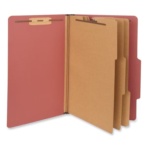 Pressboard Classification Folder 8-1/2 x 14